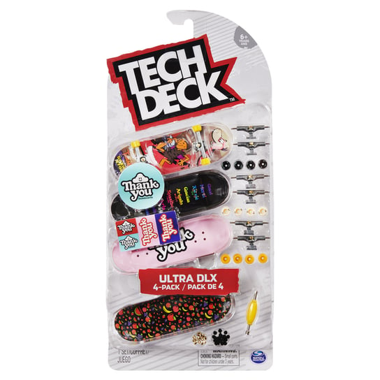 Tech Deck, zestaw mini deskorolek TechDeck 4 Pack 3 Tech Deck