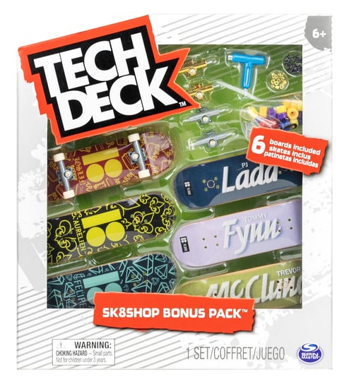 Tech Deck zestaw Sk8Shop 6 deskorolek Bonus Pack PlanB + akcesoria Spin Master