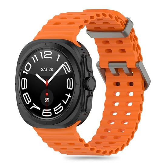 TECH-PROTECT ICONBAND PRO SILIKONOWY PASEK DO ZEGARKA SAMSUNG GALAXY WATCH ULTRA (47 MM) - ORANGE TECH-PROTECT