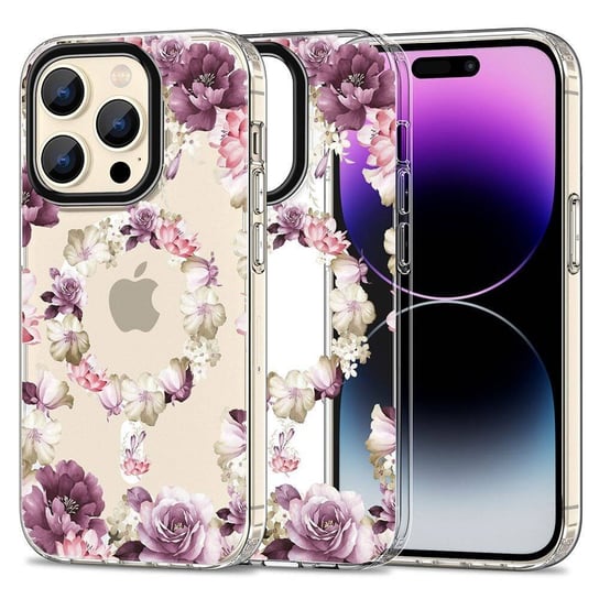 Tech-Protect Magmood Magsafe Iphone 15 Pro Max Rose Floral TECH-PROTECT