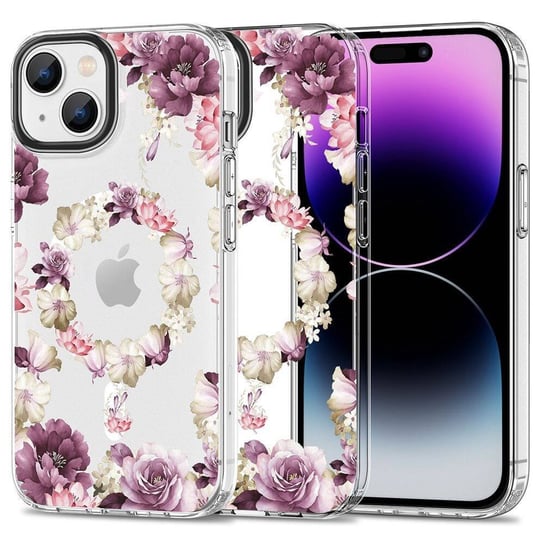 Tech-Protect Magmood Magsafe Iphone 15 Rose Floral TECH-PROTECT