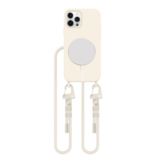 TECH-PROTECT MAGNECKLACE MAGSAFE IPHONE 12 / 12 PRO COSMIC LATTE TECH-PROTECT