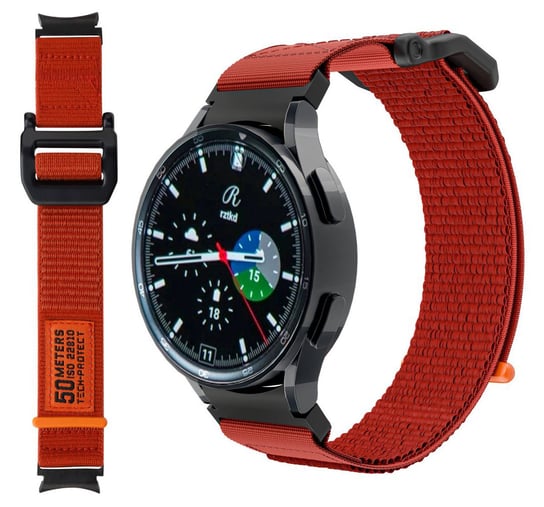 Tech-Protect Scout Pasek Do Samsung Galaxy Watch 4 / 4 Classic  / 5 / 5 Pro / 6 / 6 Classic - Orange TECH-PROTECT