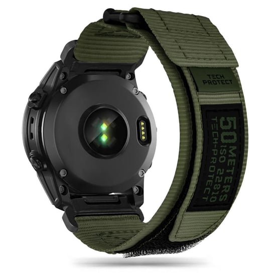 TECH-PROTECT SCOUT PRO PASEK DO GARMIN FENIX 5 / 6 / 6 PRO / 7 MILITARY GREEN Inna marka