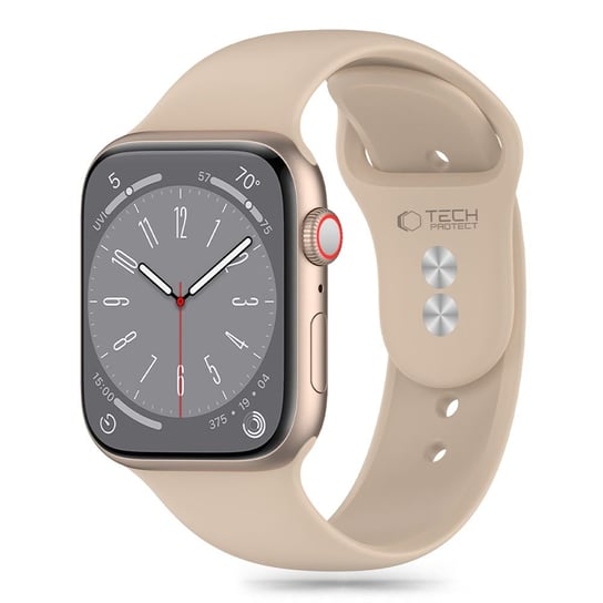 TECH-PROTECT SILICONE SILIKONOWY PASEK GUMOWY SPORTOWY MATOWY DO APPLE WATCH 4 / 5 / 6 / 7 / 8 / 9 / SE / ULTRA 1 / 2 (42 / 44 / 45 / 49 MM) WALNUT TECH-PROTECT