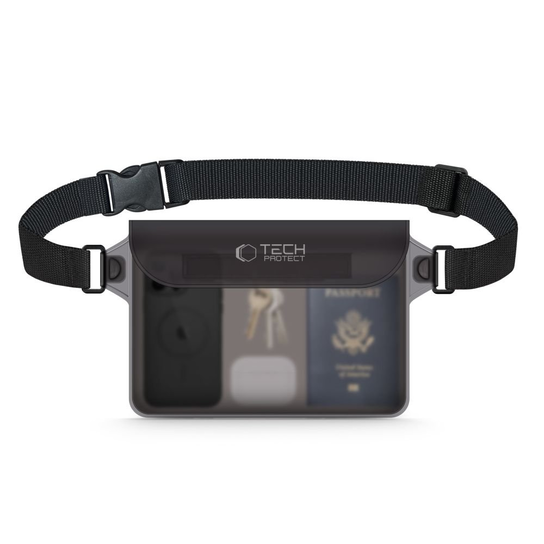 TECH-PROTECT UWP10 UNIVERSAL WATERPROOF POUCH 10 INCH BLACK/CLEAR Inna marka