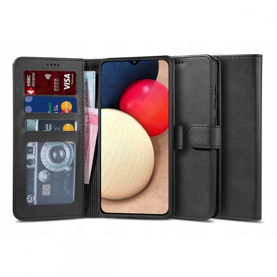 Tech-Protect Wallet ”2” Galaxy A02S Black TECH-PROTECT