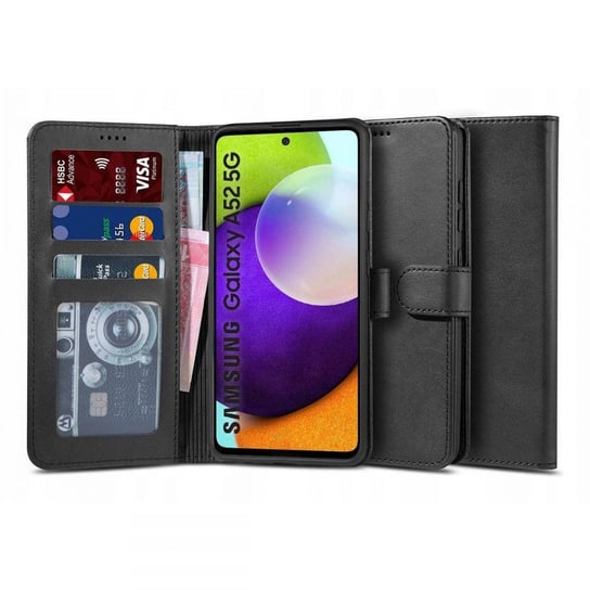 Tech-Protect Wallet ”2” Galaxy A52 Lte/5G Black TECH-PROTECT
