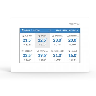 TECH  REGULATOR POKOJOWY DO STEROWANIA SIŁOWNIKAMI TERMOELEKTRYCZNYMI ST-16S WIFI BIAŁY Inna marka
