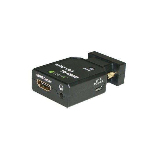 Techly Adapter/Konwerter VGA+AUDIO 3.5mm na HDMI 1080p Techly