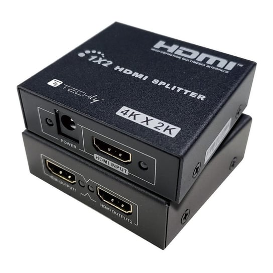 Techly Splitter HDMI 1x2 4K*30Hz Aktywny Rozdzielacz HDMI Techly