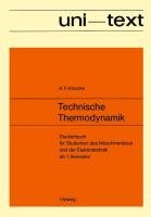 Technische Thermodynamik Knoche Karl Friedrich