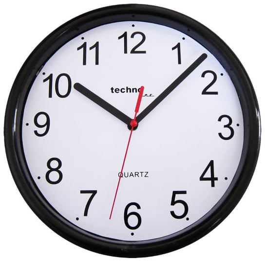 Technoline Zegar ścienny WT600 25 cm czarny Technoline