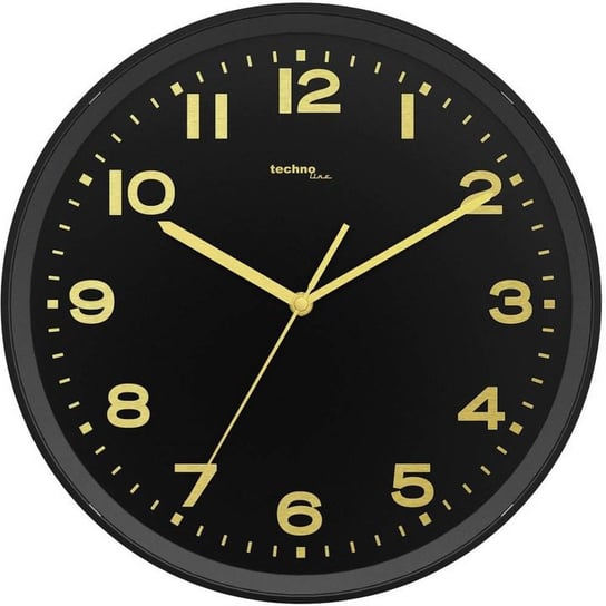 Technoline Zegar ścienny WT8500 czarny/czarny 30 cm radiowy Technoline