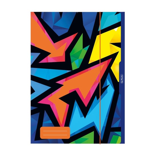 Teczka A3 z gumką rysunkowa sztywna Neon Art HERLITZ - Neon Art Herlitz