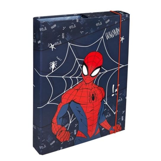 Teczka A4 na Dokumenty, Zamykana na Gumkę, 4 cm, Spiderman Undercover