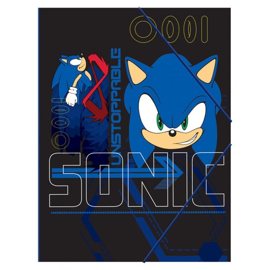 Teczka A4 Sonic Z Gumką GIM