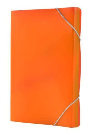 Teczka harmonijka PP z gumką narożną (13) A4 pomarańczowa TETIS TETIS