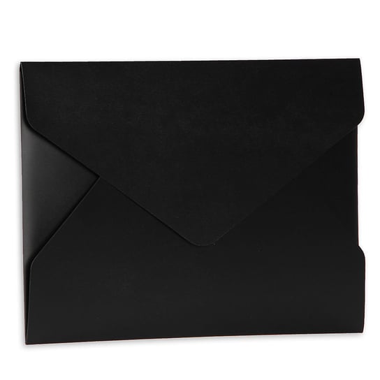 Teczka-koperta na dokumenty, A4, czarna Burocrat