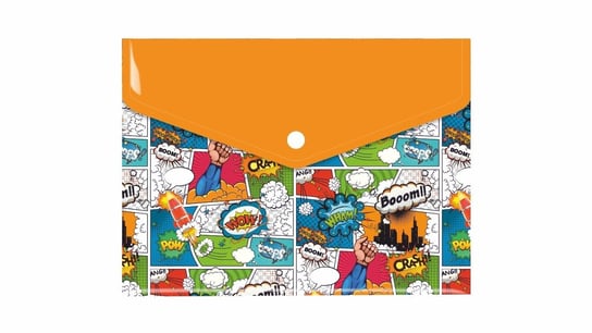 Teczka kopertowa koperta na zatrzask A5 PP komiks - komiks Biurfol