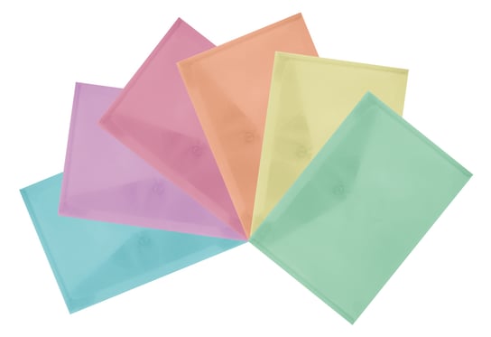 Teczka Kopertowa Pp A4 Na Zatrz Mix Pastel Office Products