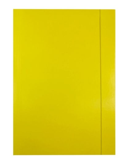 Teczka lakierowana z gumką A4 Żółta SDM
