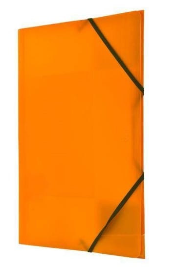 Teczka PP z gumka narożną A4 pomarańczowa TETIS