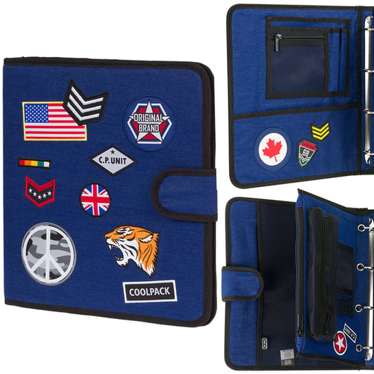 Teczka wielofunkcyjna Coolpack Mate Badges Navy 86059CP A413 CoolPack