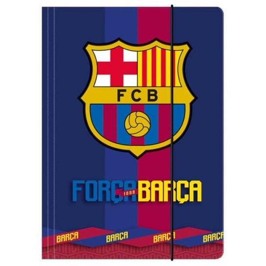 Teczka z gumką A4 FC Barcelona p10, cena za 1szt. (DERF.TGA4BC) Derform
