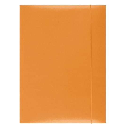 teczka z gumką office products, karton, a4, 300gsm, 3-skrz., pomarańczowa Office Products