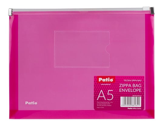 Teczka Zippa Bag A5 3119 Patio Różowa Inna marka