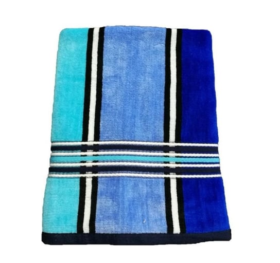 Tęczowy ręcznik - 50x100 niebieski JAHU