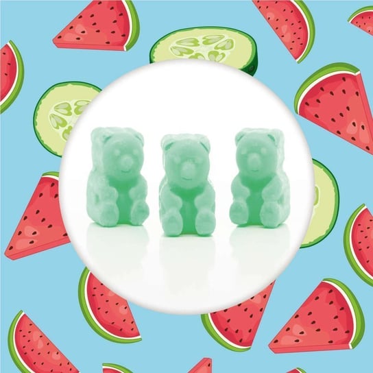 Ted & Friends sojowe woski zapachowe misie 50 g - Cucumber & Melon Ted & Friends