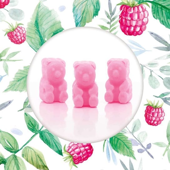 Ted & Friends sojowe woski zapachowe misie 50 g - Raspberry Vanilla Ted & Friends