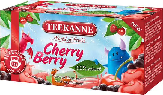 Teekanne, Herbatka owocowa Cherry Berry, 20 torebek Teekanne