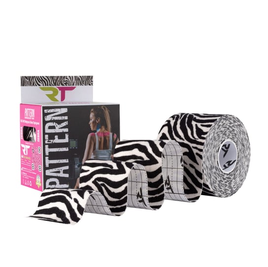 Tejpy Kinesiotaping Plastry Do Tapingu Rea Tape Zebra 5Cmx5M Rea Tape