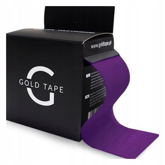 Tejpy Taśmy Kinesiotaping Plastry Gold Tape 5Cmx5M Fiolet Inny producent