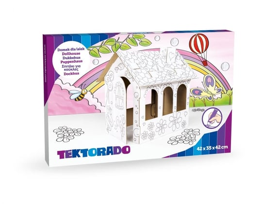 Tektorado, domek dla lalek do pokolorowania Tektorado