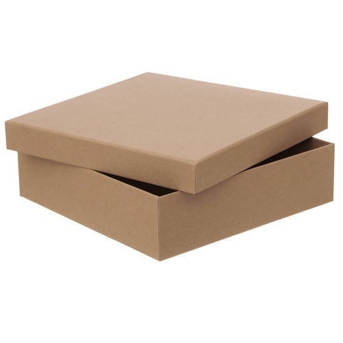 Tekturowe pudełko KRAFT 23,5x23,5x6,5 cm dpCraft