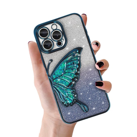 Tel Protect Butterfly Water Case do Iphone 12 niebieski Tel Protect