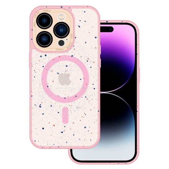 Tel Protect Magnetic Splash Frosted Case do Iphone 14 Pro Max Jasnoróżowy Inna marka