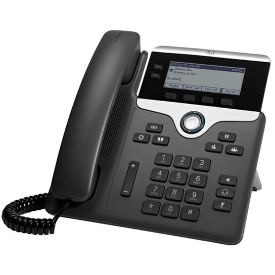 Telefon IP, CISCO CP-7821-K9, Czarny Cisco