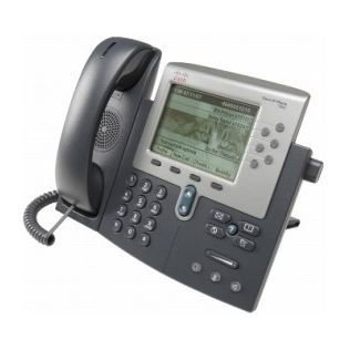 Telefon IP Cisco Unified 7962 - Podstawa - Monochromatyczny ekran LCD - Cyfrowy zestaw głośnomówiący - VoIP Inna marka