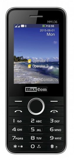 Telefon komórkowy MAXCOM MM 136 + starter Fakt Maxcom