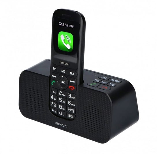 Telefon komórkowy Maxcom MM740 Comfort + głośnik Dual SIM Czarny Maxcom