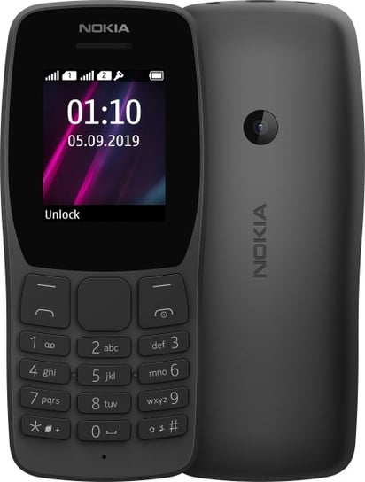 Telefon Komórkowy Nokia 110 TA-1386 DS, Spreadtrum 6531E, 4MB RAM, Black Nokia