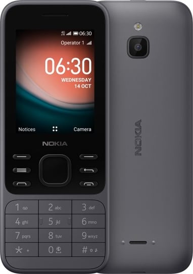 Telefon Komórkowy Nokia 6300 TA-1286, 4G, Snapdragon 210, 512MB RAM, 4GB, Charcoal Black Nokia