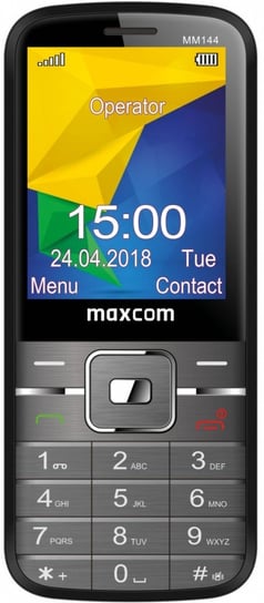 Telefon MAXCOM MM 144, Dual Sim, Szary Maxcom