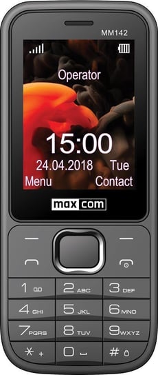 Telefon MM 142 DUAL SIM szary Maxcom