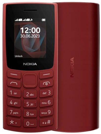 Telefon Nokia 105 (2023) Dual Sim Ta-1557 Czerwony Nokia